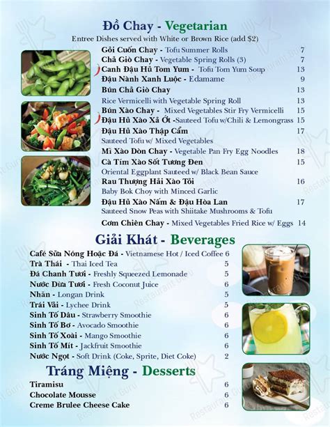 asian legend vietnamese cuisine menu  Treat yourself today to a nutritious meal from our delicious menu